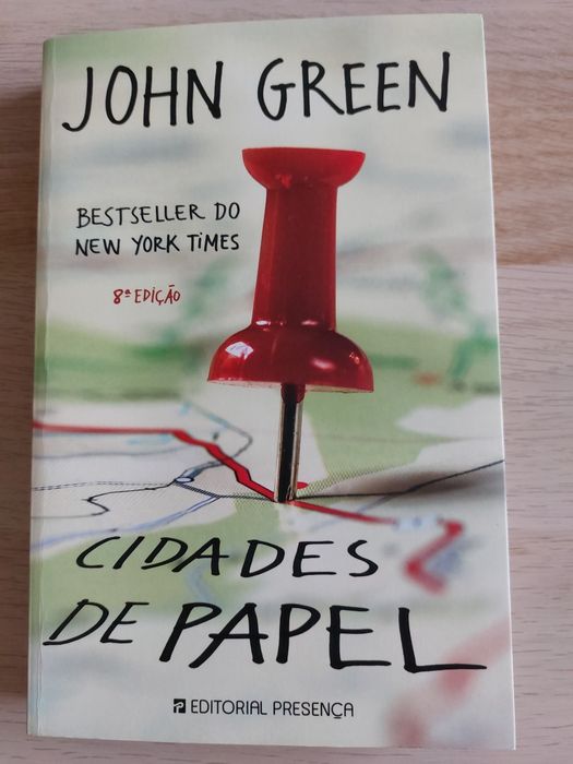 Livro "Cidades de Papel", de John Green