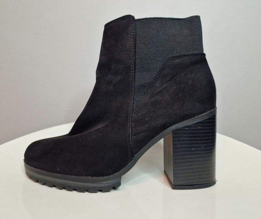 Botki Primark Damskie Czarne Rozm: 41