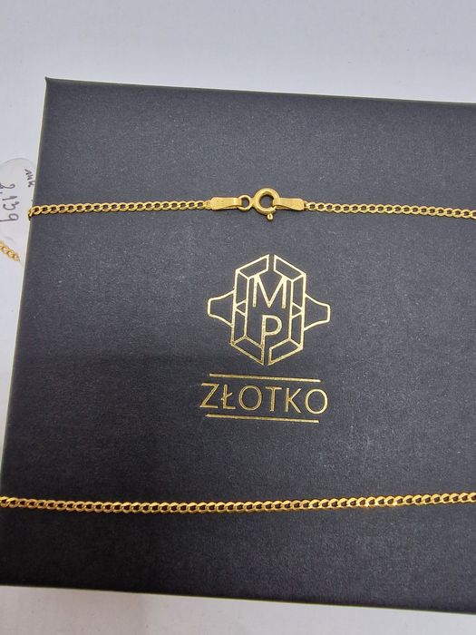 Łańcuszek PANCERKA złoto 585 14k