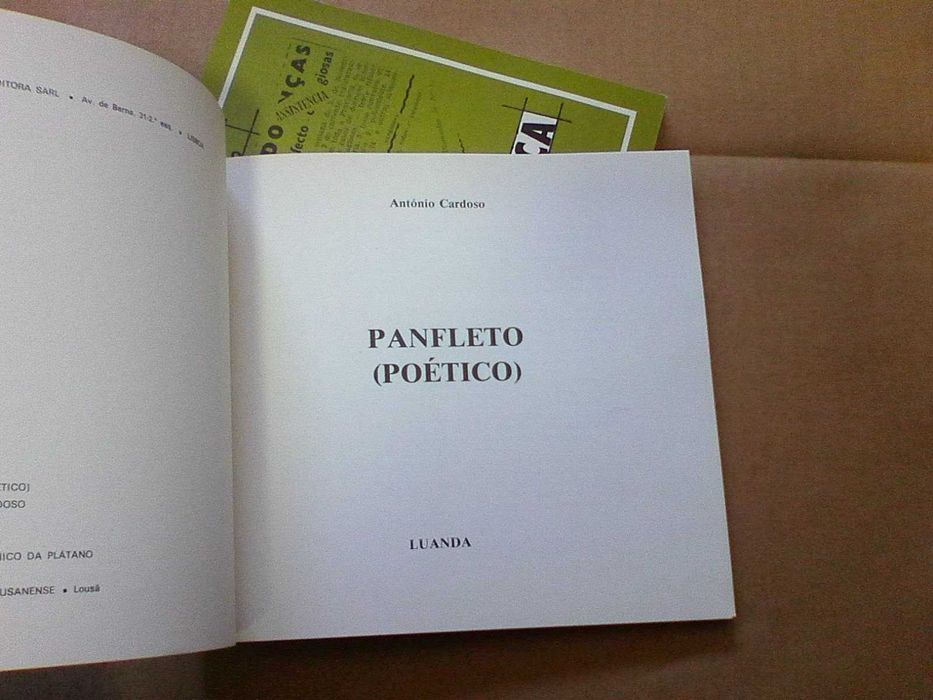 Economia Política, Poética / Panfleto Poético - conjunto