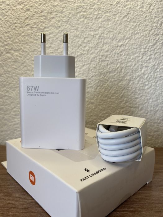 Турбо зарядка Xiaomi 67W блок і кабель, комплект зарядки сяомі сяоми