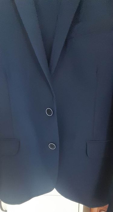 Garnitur granatowy jak nowy #Siko
