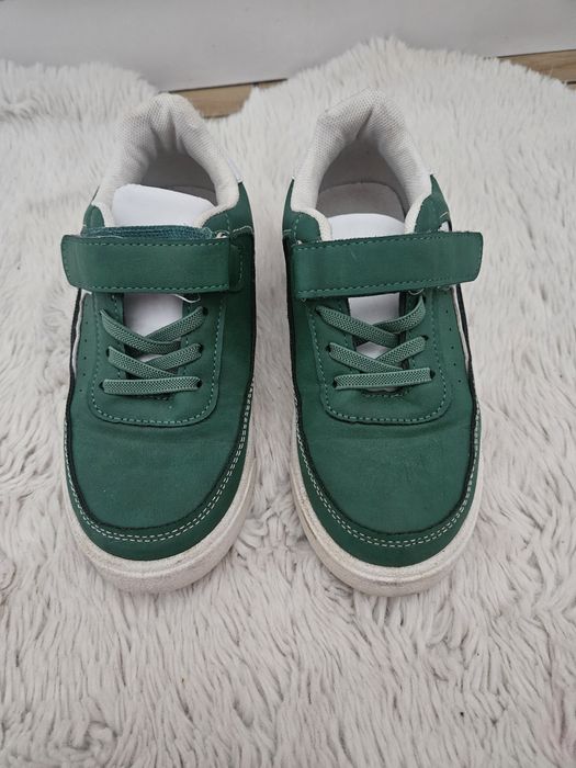 Buty na rzepy zielone 30 chłopiec