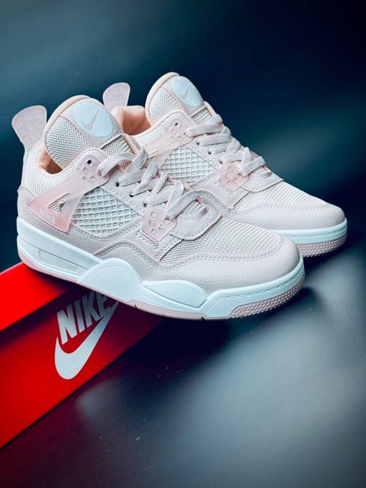 Nike aura 4 Pink /кросівки шкіряні жіночі/ рожеві найк аура 4