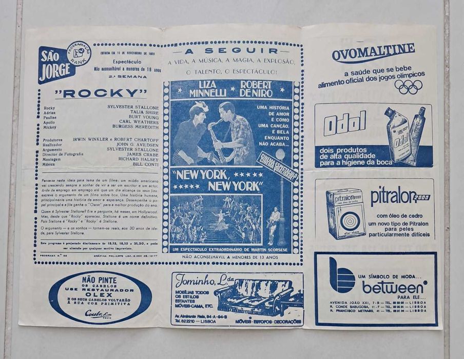 Programas de Cinema - Anos 80
