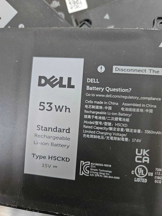 Батарея АКБ Dell Latitude 3410 Inspiron 5501 H5CKD 15V 53Wh