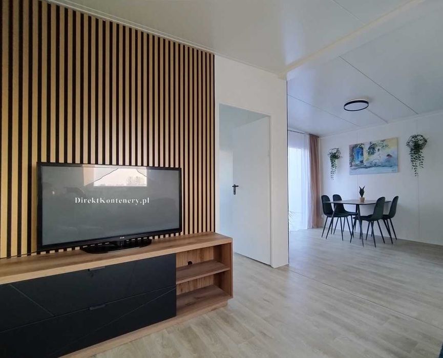 Domek modułowy całoroczny mobilny 35m2 wyposażony pod klucz Producent