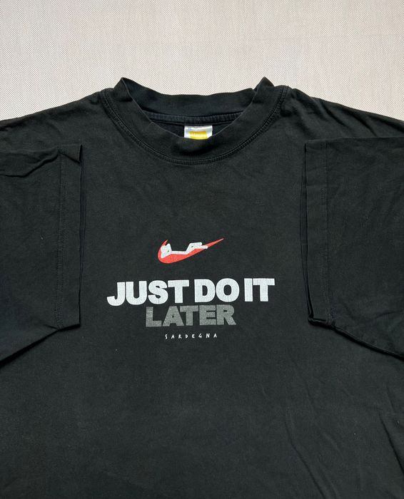 Vintage Just Do It Later Nike swoosh vintage 90’s koszulka