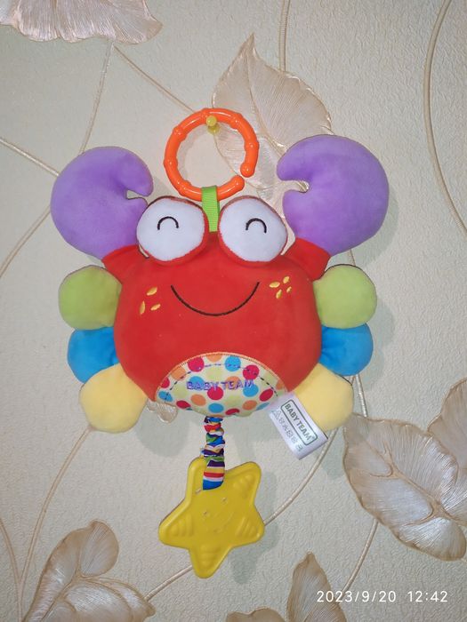 Іграшка краб на коляску