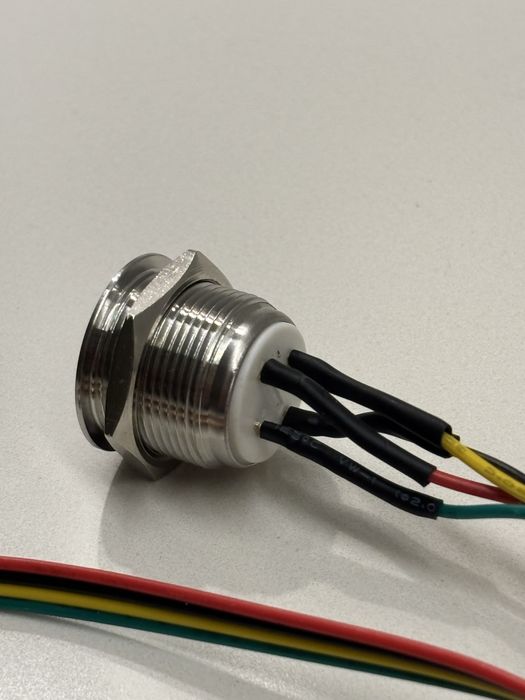 10-szt przycisków Wandaloodporny monostabilny 18mm stal nierdzewna