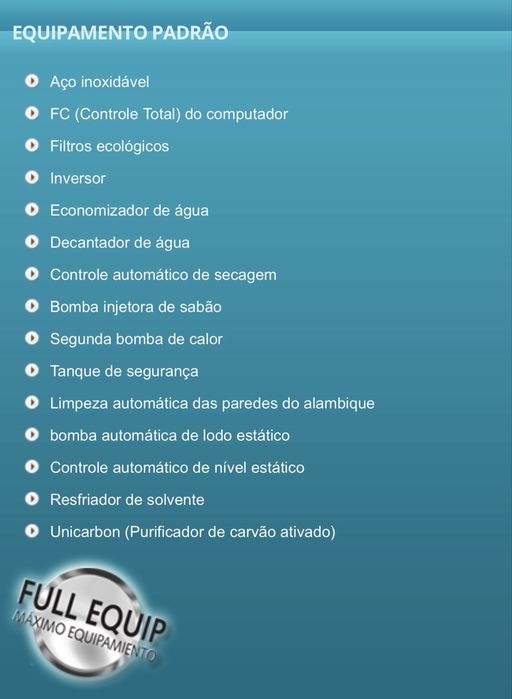 Maquina lavagem seco Unisec como nova