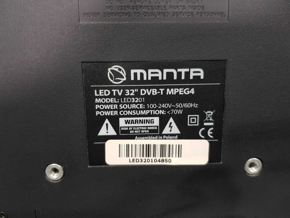 Telewizor 32' Manta 3201 + pilot