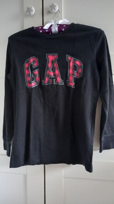 T shirt długi rękaw GAP r.140