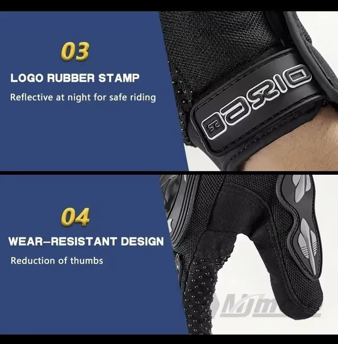 Luvas novas para mota moto com protecoes