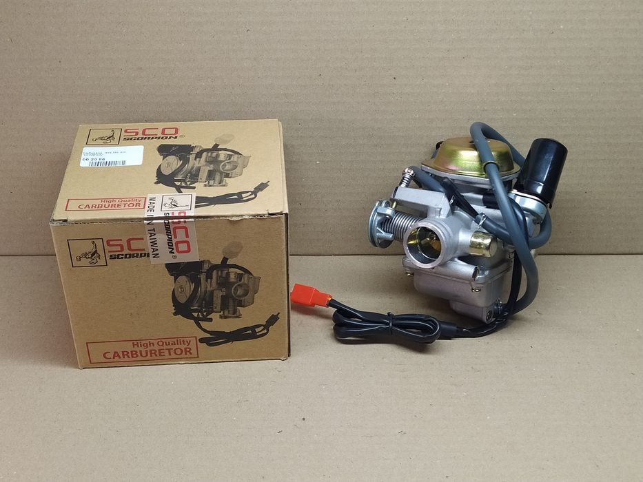 Карбюратор скутера 4T GY6 150 куб d24 "SCORPION" Taiwan