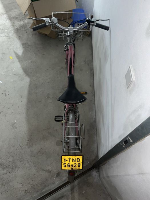 Bicileta pasteleira rosa da Jofeal