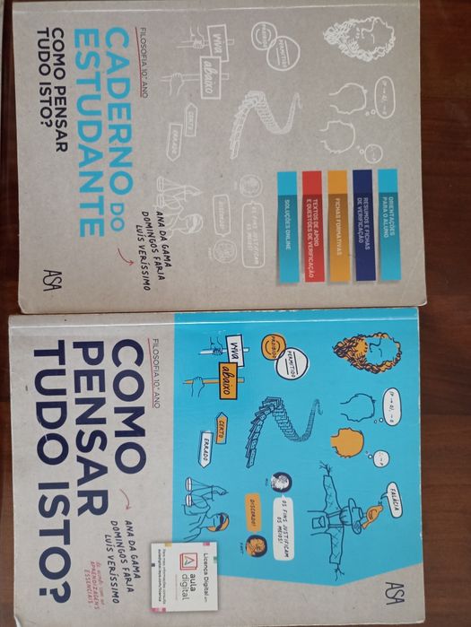 Manual e caderno de atividades como pensar tudo isto 10 ano