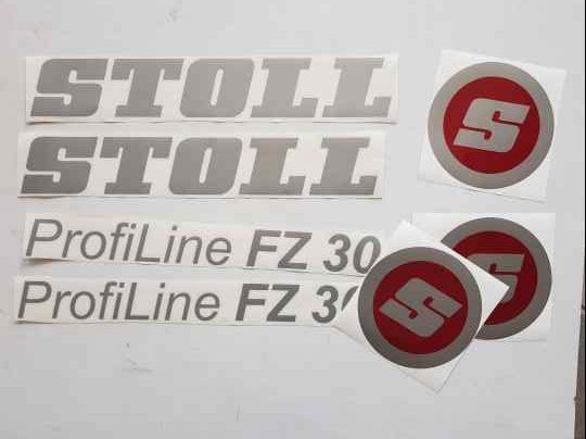 naklejki ładowacz czołowy tur stoll fz 10 fz 20 fz 30