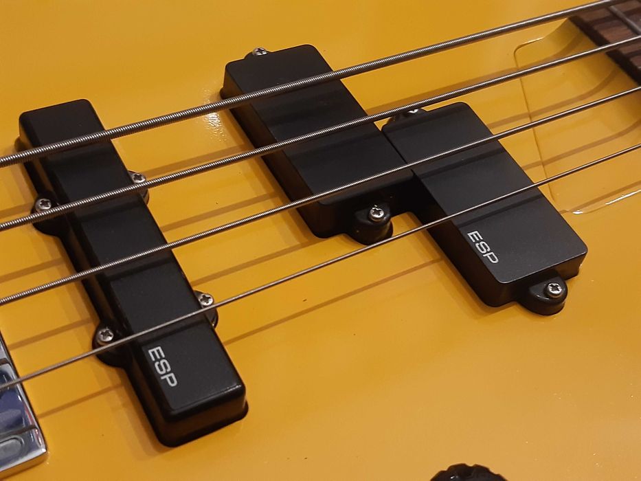 Gitara Basowa Esp Ltd B-50 -Active Yellow Bass- wysyłka Gratis-zamiana