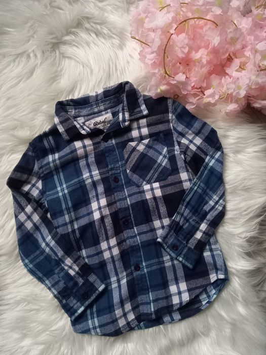 Koszula flanelowa Rebel roz 5-6 lat 116 cm kratka Brooklyn 36