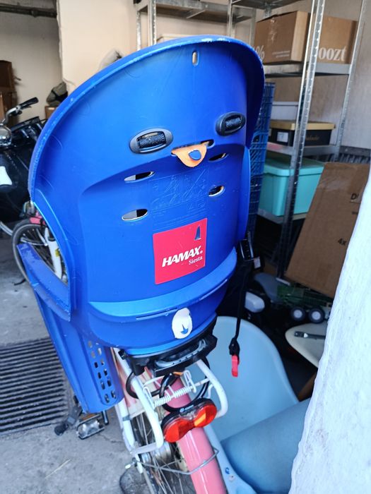 Fotelik rowerowy hamax siesta max 22 kg