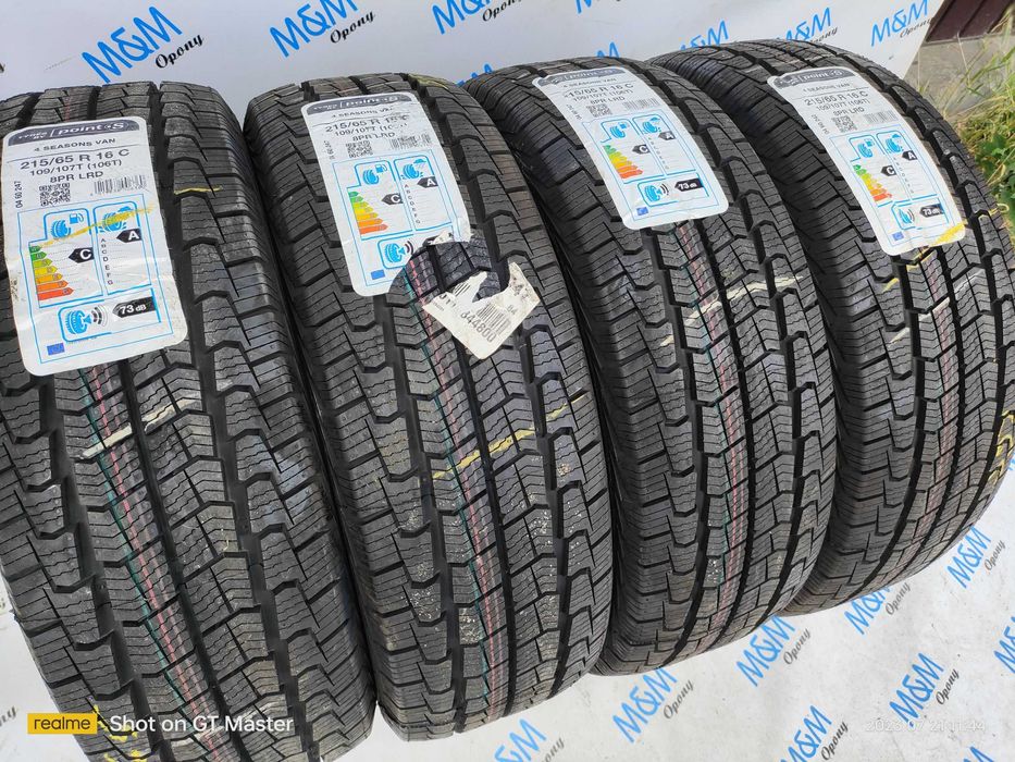 215/65/16C POINTS 4SEASON nowe okazja zobacz !!! Kożuchów • OLX.pl
