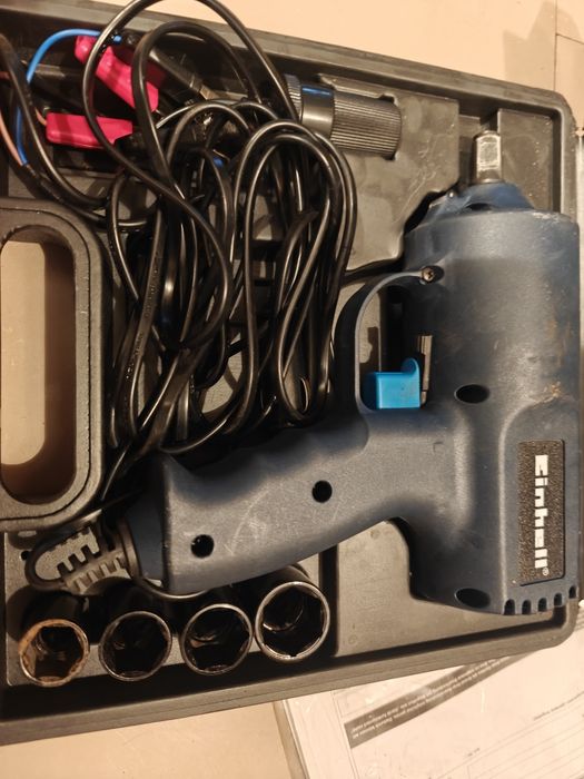 Klucz udarowy 12v EINHELL + adapter na akumulator