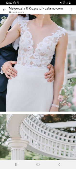 Suknia ślubna 36