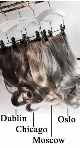 Włosy Balmain Paris Chicago 45cm Treska + akcesoria Sztuczne włosy