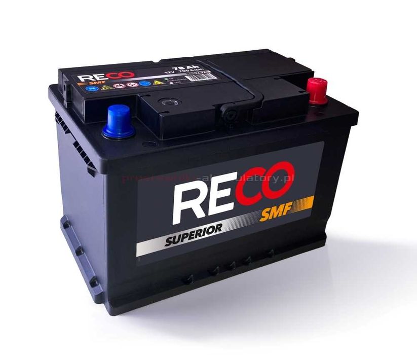 Akumulator RECO 78Ah 700A Łopuszańska 22