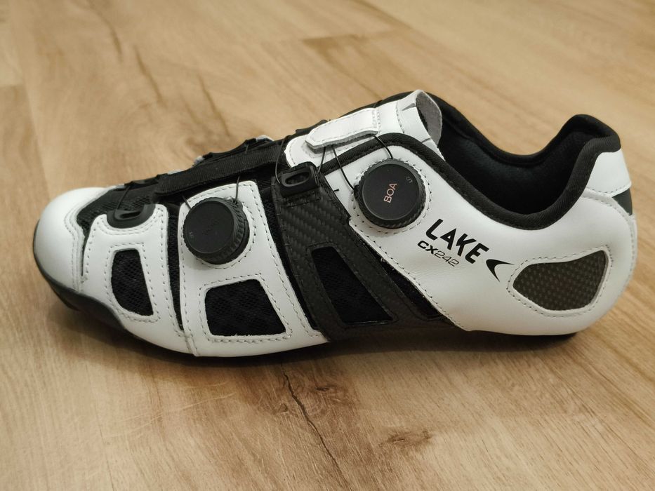 Sapatos de Ciclismo Lake CX242 Wide Carbon "Termo-moldáveis" Novos