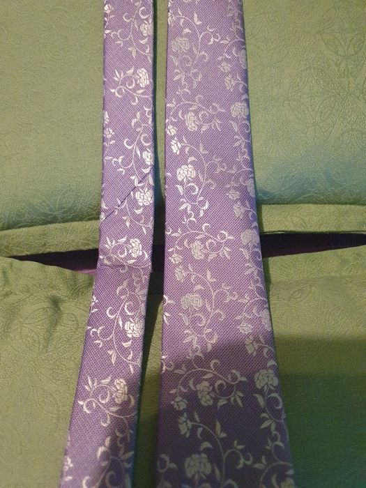 Krawat męski kwiaty