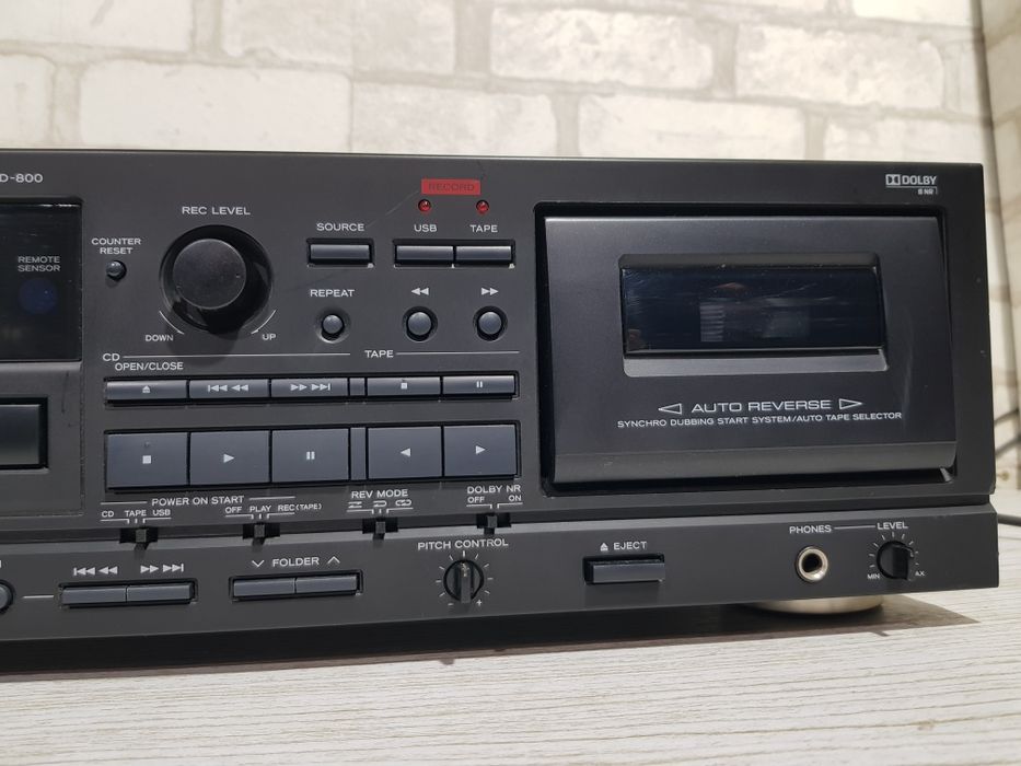 CD-програвач/ Касетна дека TEAC AD-800, USB, б/у