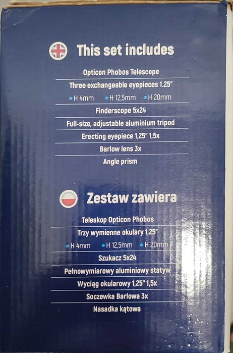 Teleskop Opticon Phobos 60F700