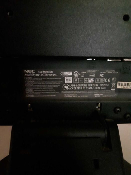 РК-монітор NEC MultiSync LCD195VXM+