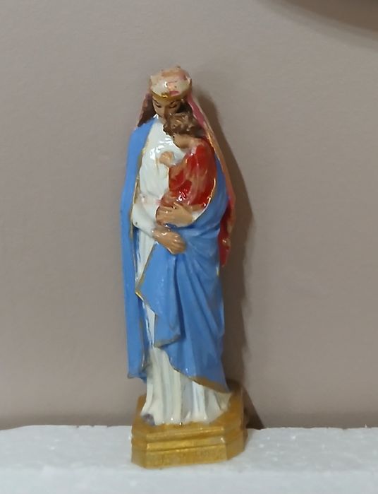 Płaskorzeźba "Droga krzyżowa"+figurka Maryi