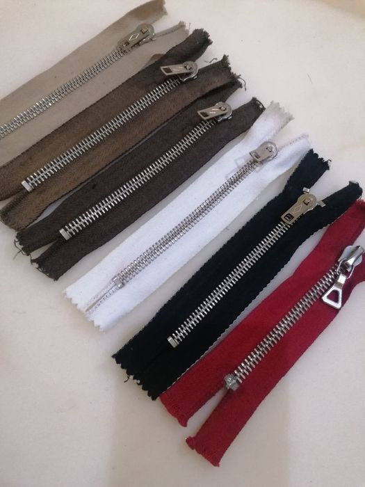 Lotes 10 Fechos = 2€ Metal 10cm 12cm 15cm 18cm Fabrico nacional Artigo