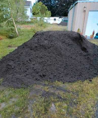 Czarnoziem Ziemia Dostawa Ogrodowa Siana Humus trawnik Kompost Koparka