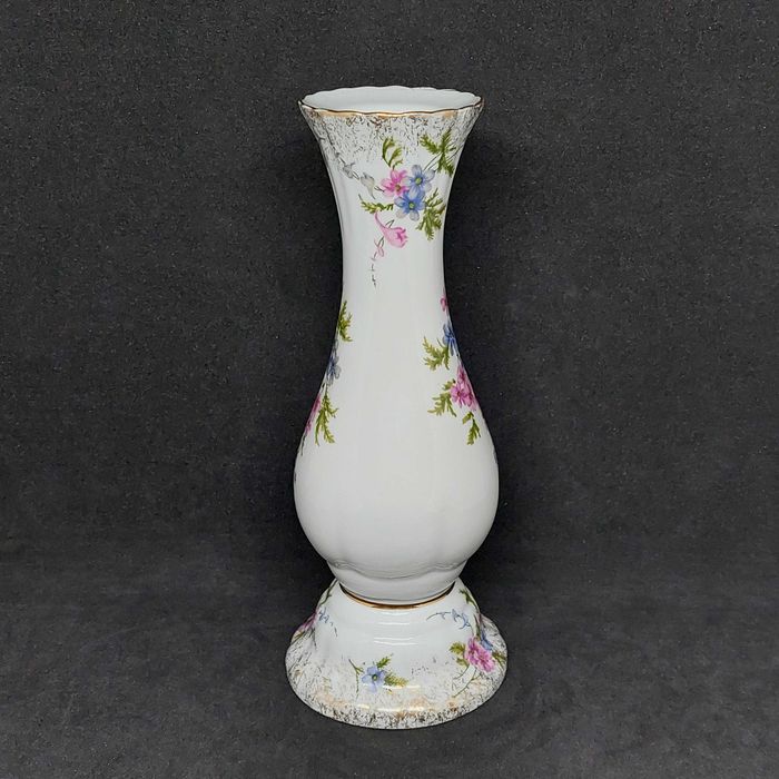 РЕДКИЙ ШИКАРНЫЙ фарфоровый подсвечник цветы АНТИКВАРИАТ 1960-е годы