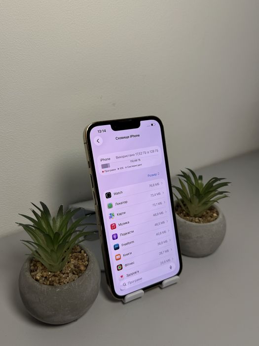 iPhone 13 Pro 128 GB Gold / Neverlock/ 92% АКБ/ Айфон 13 Про 128 ГБ