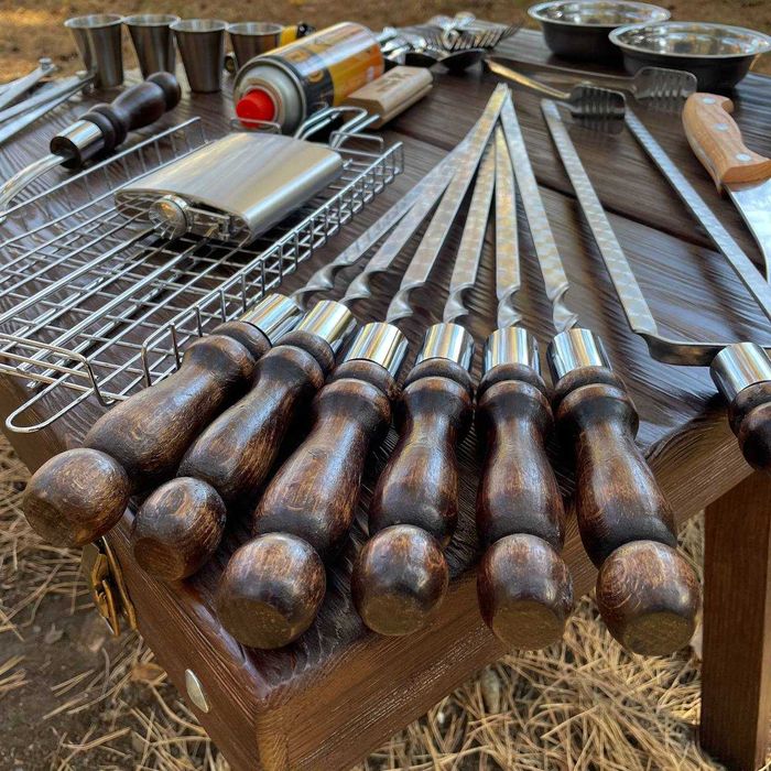 Набір шампурів у кейсі ХАМЕЛЕОН 2.0 BS92 Набор шампуров в кейсе