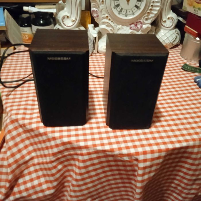 głośniki komputerowe modecom HF10 moc 10 wat sprawne
