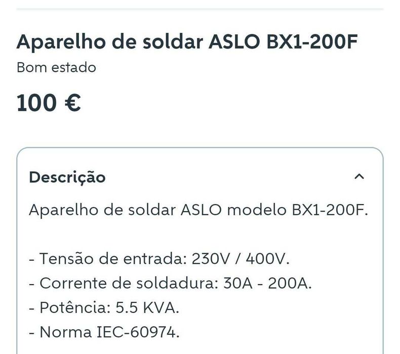 Aparelho de soldar ALSO