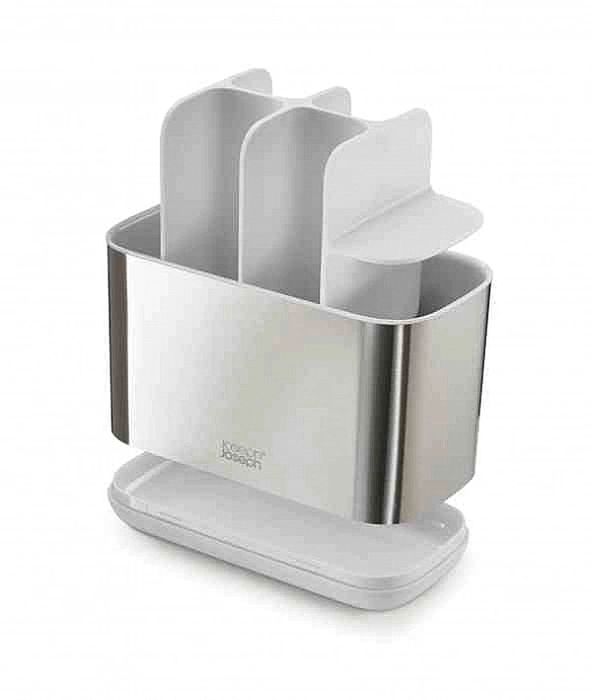 Pojemnik łazienkowy L EasyStore Steel, biały / Joseph Joseph