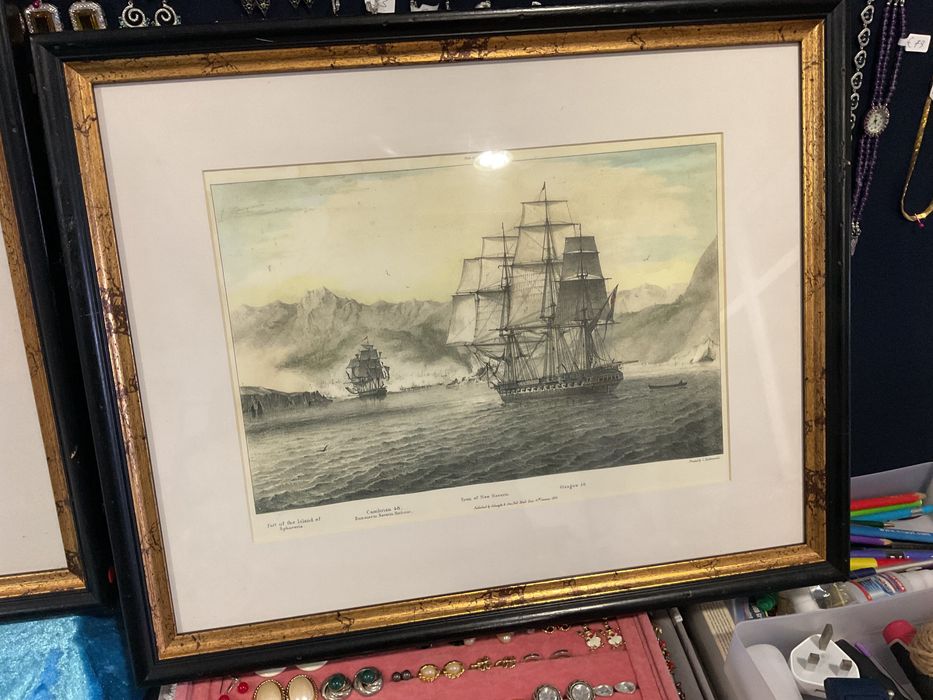 Quadros maritime prints 54x44cm