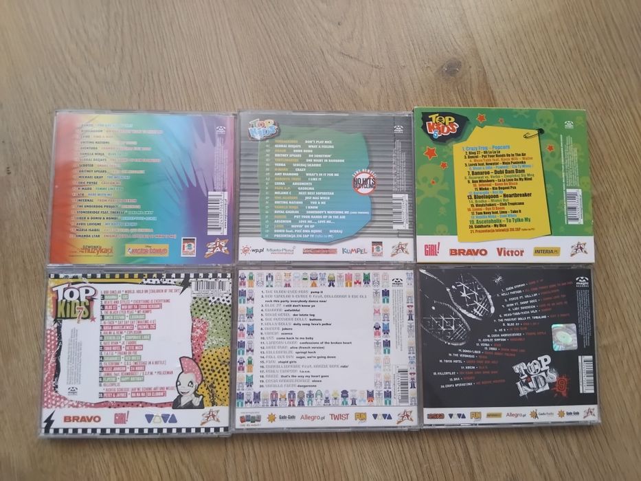 CD Top Kids 3, 4, 5, 7, 8, 9