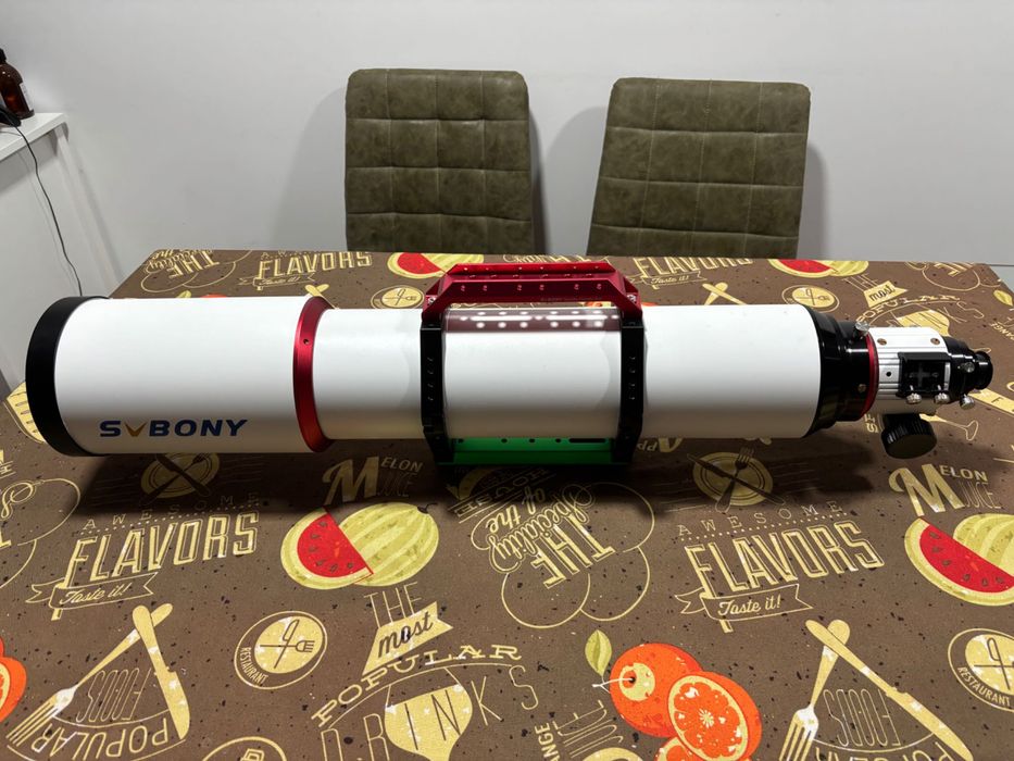 Telescópio SVBONY SV550 122 mm — Triplet Apo FPL 51 — Excelente estado
