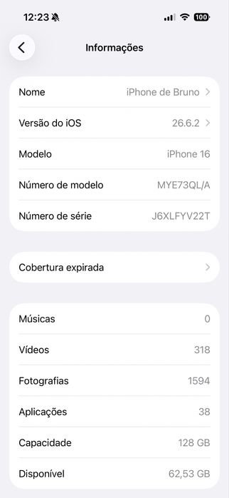Iphone 16 de 128 gb
