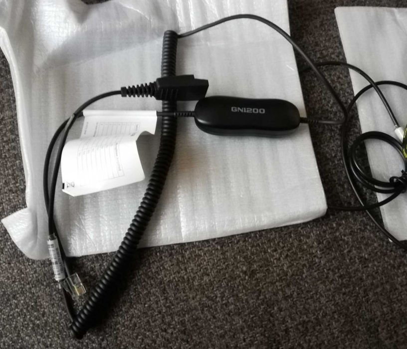 Jabra - Phones Biz 2300 Duo e Cabo GN1200 Smart Cord espiral (NOVOS)