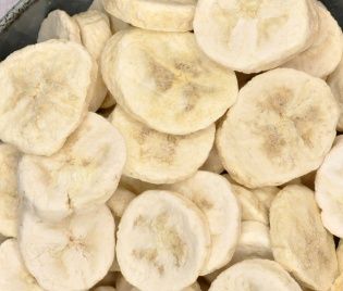 Banany liofilizowane